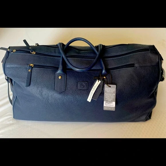 In Pell Bags Inpell Navy Blue Handmade In Italy Genuine